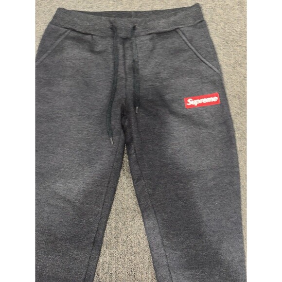 Supreme Unisex Celana Pria Warm Up Pant Charcoal Training Joggers Sweatpants L - Picture 6 of 12
